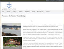 Tablet Screenshot of anchorpointlodge.com